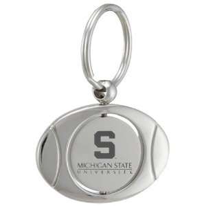  Michigan State Spartans Football Spinner Keychain Sports 