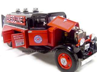 1934 FORD OIL GASOLINE TANKER W/ACCES RED 124 DIECAST  