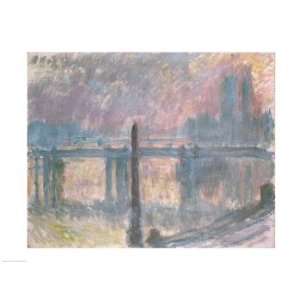  Claude Monet Cleopatras Needle and Charing Cross Bridge 