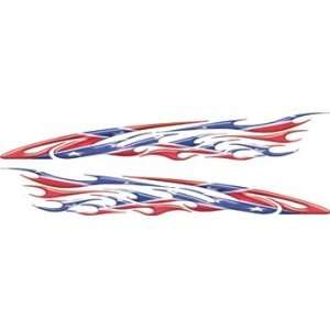  Confederate Flag Accent Flames   7 h x 48 w Everything 