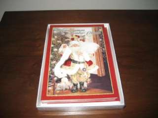 Mark Roberts Here Comes Santa Claus Christmas Cards   10 Cards & 11 