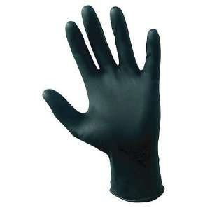 SAS Safety 66519 Raven 6 mil Black Nitrile Disposable Gloves   X Large 