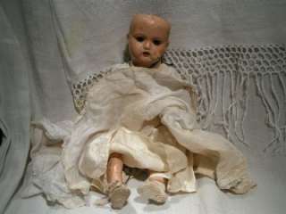 Spectacular Antique Compo MARILU doll, Argentina. T.L.C  