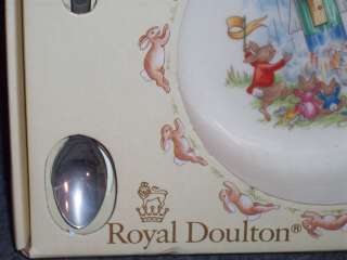 Royal Doulton BUNNYKINS SPOON AND BOWL BABY  