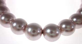 LOT 4 DESIGNER Silver Tone Faux Rose Pearl Necklaces  