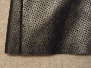 WILSONS A line Flirty Side Zip Black 100% Leather Mini Skirt ~ sz S x 