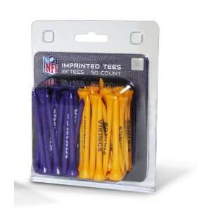    Minnesota Vikings NFL 50 imprinted tee pack