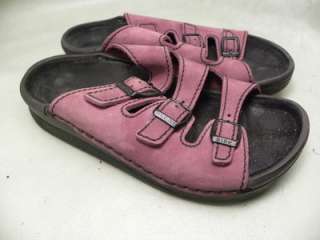 Birkenstock Sandlas Purple Suede 7 Womens Casual Shoes  