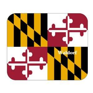 US State Flag   Waldorf, Maryland (MD) Mouse Pad 