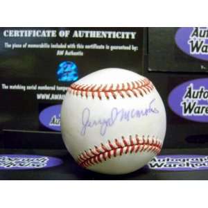  Jerry McMorris Autographed Baseball