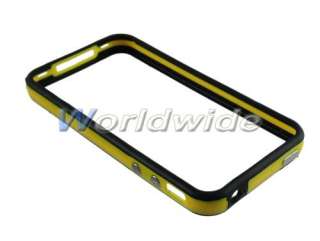   Frame Hard Silicone Rubber TPU Case Cover For iPhone 4G 4S  