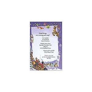  Santa Town Holiday Invitations