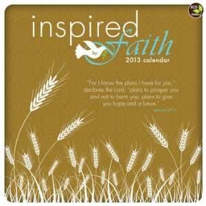  Inspired By Faith 2013 Wall Calendar 12 X 12 Office 