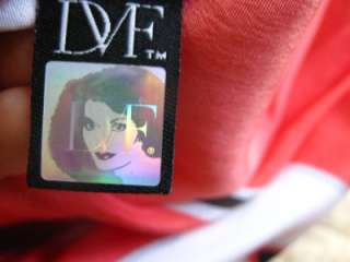 2012 NEW $398 Diane von Furstenberg Lynette Silk Print Cowl Neck Self 