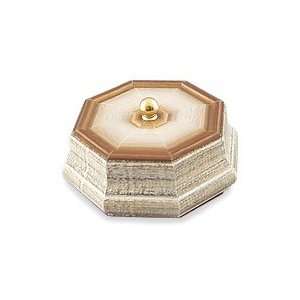  Jewelry box, Octogonal Marrom