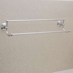 Rohl ROT20/30STN Satin Nickel Bathroom Accessories 30 Double Towel 