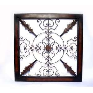Metal Iron Wall Hanging Scroll Frame Plaque Decor  Kitchen 