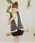Japan Layers of Lace Mesh Waist Band Slip Skirt Black
