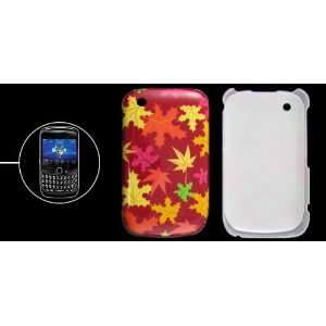  Gino Maple Leaf Pattern Plastic Back Shell for Blackberry 