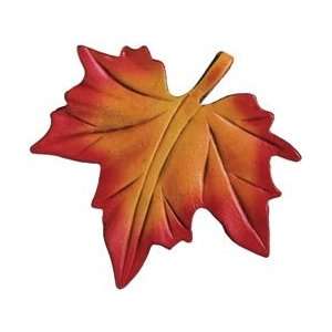  Silver Creek Maple Leaf Leather Pendant 1/Pkg Red; 3 Items 