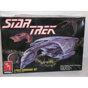  Star Trek 3 Piece Adversary Model Kit Set Toys & Games