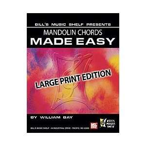  Mandolin Chords Made Easy, Large Print Edition Musical 