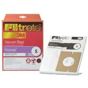  Filtrete Hoover S MicroAllergen Bags, 3 Bags Per Pack 