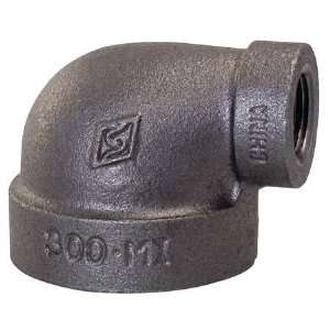 Malleable Iron Pipe Fittings Class 300 Black Red Elbow,90,1x3/4 In,Mal 