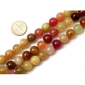  gemstone mix colour jade beads strand 15 Jewelry Loose Gemstone 
