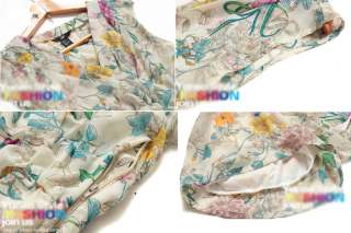   Neck Floral Printing Chiffon Playsuit Jumpsuit Short Pants Jmu  