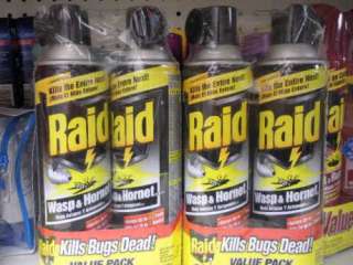 Raid Wasp & Hornet Spray 6x 14oz  