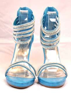 Marichi Mani JOCELYN Turquoise Ankle Strap Sandal 7.5  