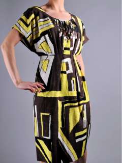 Anthropologie MINT by JODI ARNOLD Ethnic Print Dress Embellished 