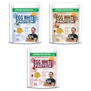 Jay Robb 80oz Egg White Protein Variety Pack   3 Flavors