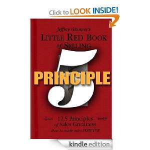   Book of Selling Principle 5 Jeffrey Gitomer  Kindle Store