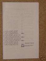 Jonsered CS2141/2145/2150 Gas Chainsaw Operator Manual  