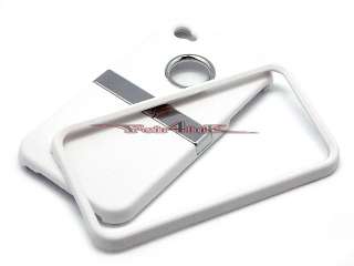  CASE COVER WITH CHROME STAND RUBBERIZED CLIP IPHONE 4 4S 4G S  