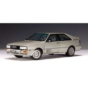  1988 Audi Quattro LWB 1/18 Silver Metallic Toys & Games