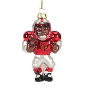   Football Player Holiday Ornament Set of 3   NCAA College Athletics