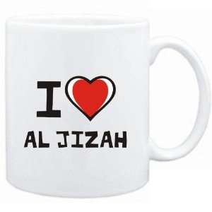  Mug White I love Al Jizah  Cities