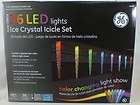   Effects Light Show 36 LED Color Changing Ice Crystal Icicle Set NEW