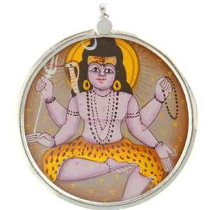 Lord Shiva Pendant   Sterling Silver