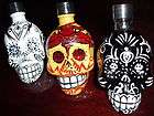 KAH TEQUILA MINIATURES SET OF 3 SKULL EMPTY BOTTLES PERFECT FOR 