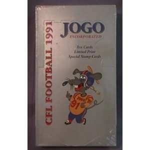  1991 Jogo Cfl Football Foil