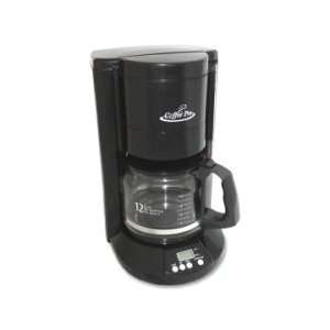  Coffee Pro 12 Cup Programmable Brewer   Black   CFPCP333B 
