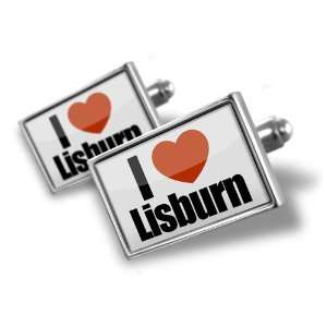 Cufflinks I Love Lisburn region in Lisburn, Northern Ireland   Hand 
