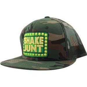 Shake Junt Box Logo Mesh Hat Adj [Camo] 