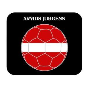  Arvids Jurgens (Latvia) Soccer Mouse Pad 