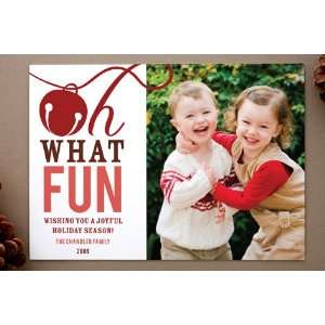  Oh What Fun Holiday Photo Cards by Frooted Design Health 
