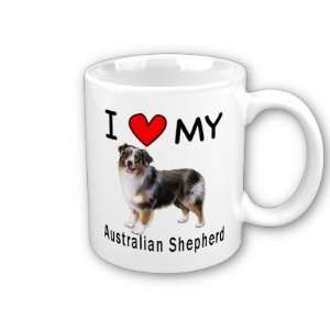  I Love My Australian Shepherd Coffee Mug 